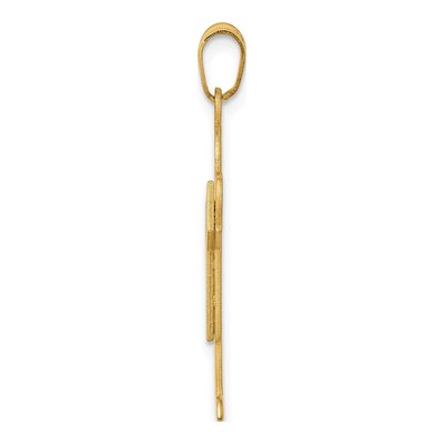 14K Yellow Gold Boy Kiss Pendant – view 3