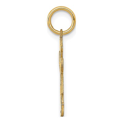 14K Yellow Gold Small Girl Kiss Charm – view 2