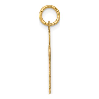14K Yellow Gold Kids Heart Shirt Boy Charm – view 3