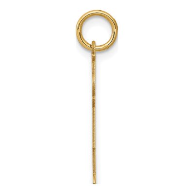 14K Yellow Gold Kids Heart Shirt Boy Charm – view 3