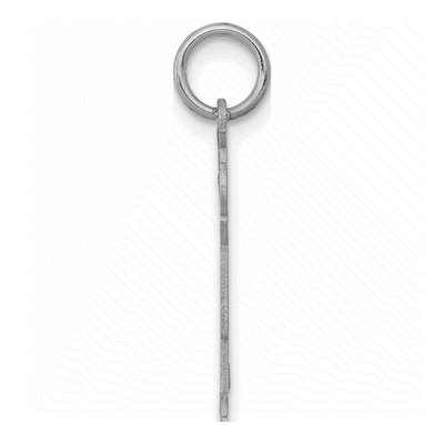 14K White Gold Kids Heart Shirt Charm – view 2
