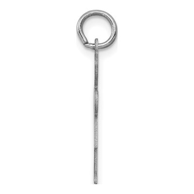 14K White Gold Kids Heart Charm – view 3