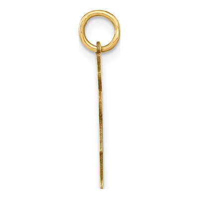 14K Yellow Gold Kids Heart Charm – view 3