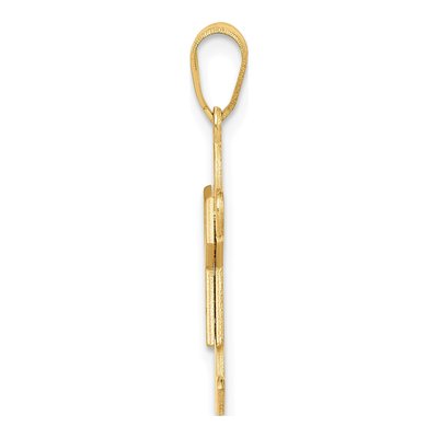 14K Yellow Gold Girl Charm – view 3