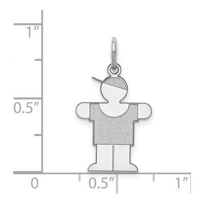 Sterling Silver Hugs Kid Charm – view 4