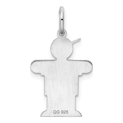 Sterling Silver Hugs Kid Charm – view 5