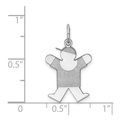 Sterling Silver 'joy' Kid Charm – view 5