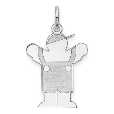 Sterling Silver Love Kid Pendant