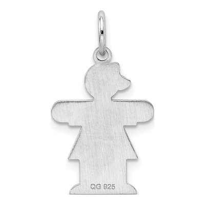 Sterling Silver Hugs Kid Charm – view 4