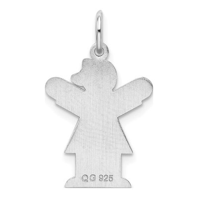 Sterling Silver Love Kid Pendant – view 4