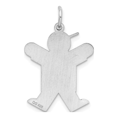 Sterling Silver Joy Kid Pendant – view 5