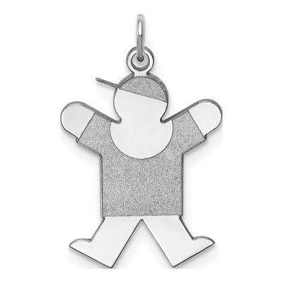 Sterling Silver Joy Kid Pendant