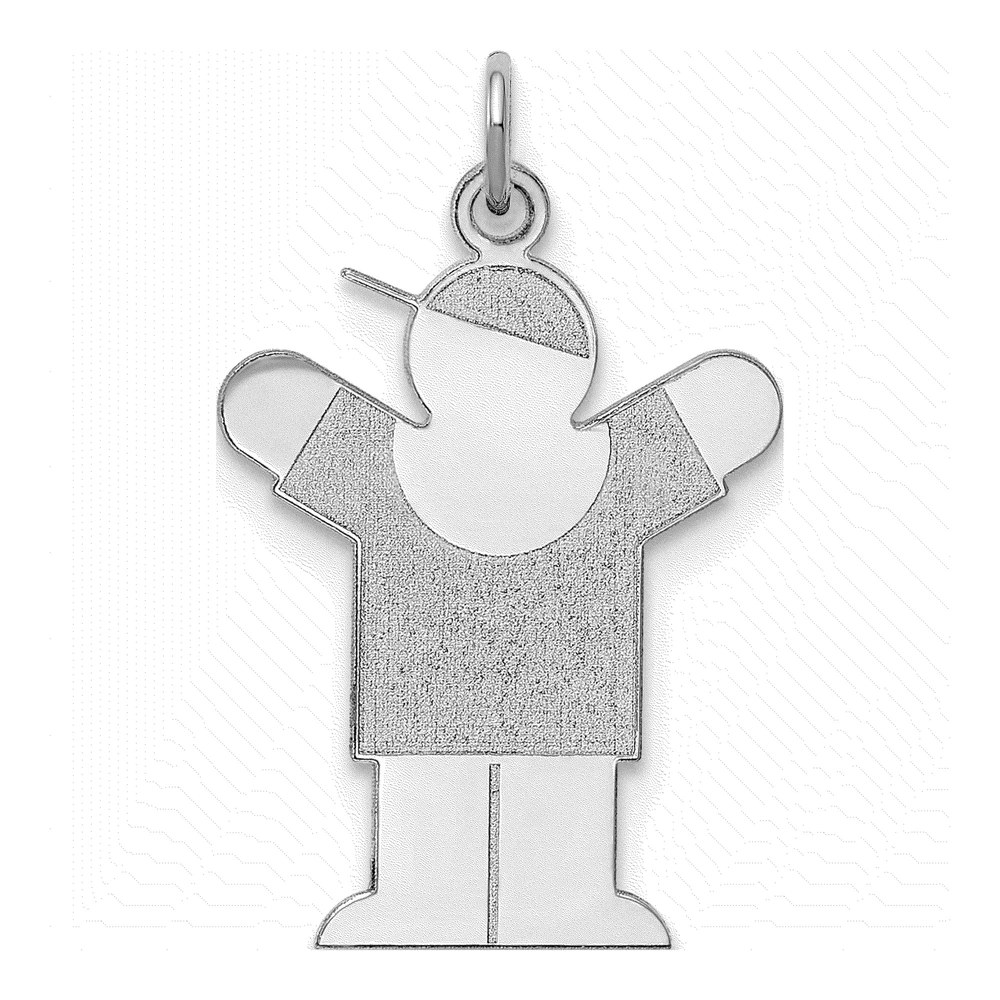 Sterling Silver Love Kid Charm