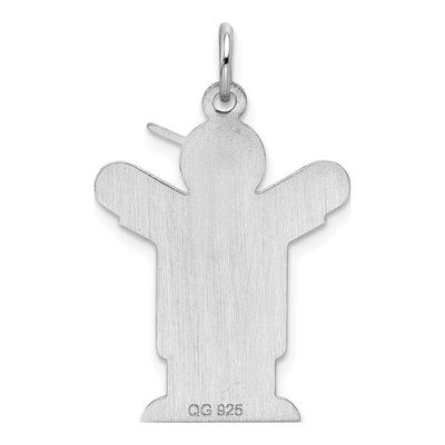 Sterling Silver Love Kid Pendant – view 4