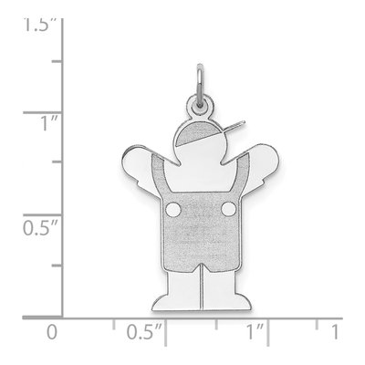 Sterling Silver Love Kid Pendant – view 5