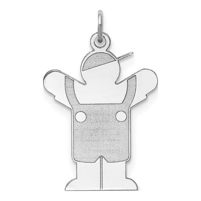 Sterling Silver Love Kid Pendant