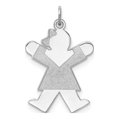 Sterling Silver Joy Kid Charm