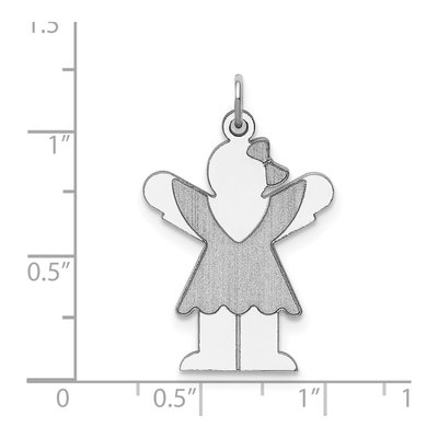 Sterling Silver Love Kid Pendant – view 3