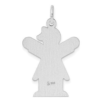 Sterling Silver Love Kid Pendant – view 4