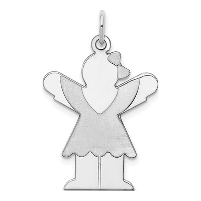Sterling Silver Love Kid Pendant