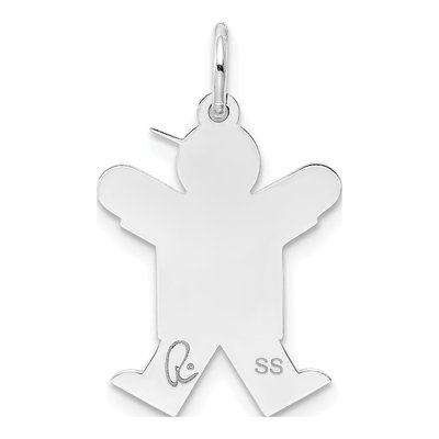 Sterling Silver Kid Pendant – view 5