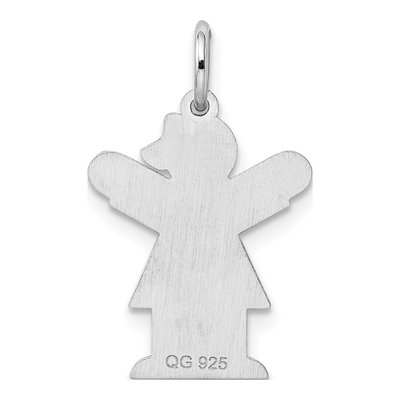 Sterling Silver Kid Pendant – view 4