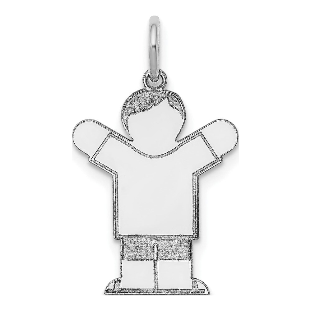 Sterling Silver Kid Charm