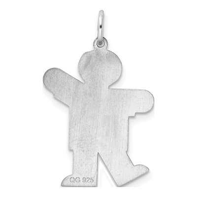 Sterling Silver Kid Pendant – view 4