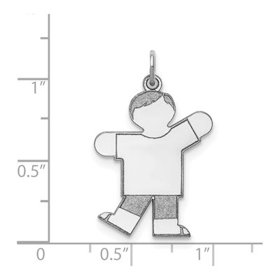 Sterling Silver Kid Pendant – view 5