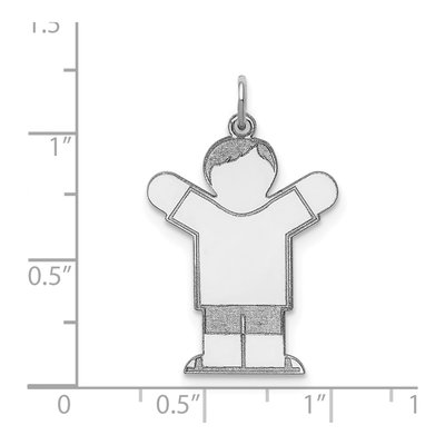 Sterling Silver Kid Pendant – view 4