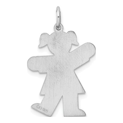 Sterling Silver Kid Pendant – view 4