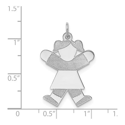 Sterling Silver Kid Pendant – view 4