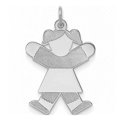 Sterling Silver Kid Pendant