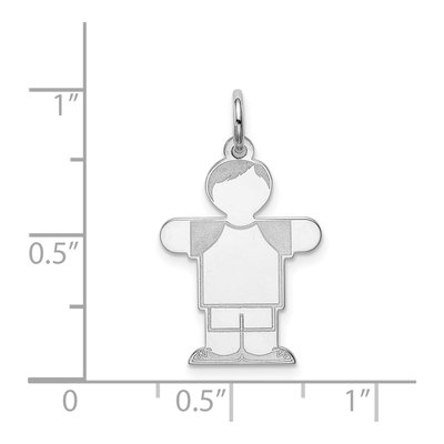 Sterling Silver Kid Pendant – view 3