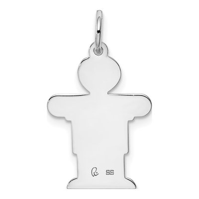 Sterling Silver Kid Pendant – view 4