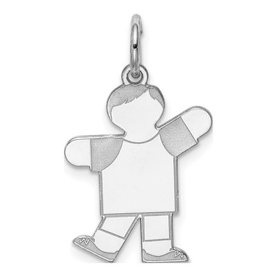 Sterling Silver Kid Charm