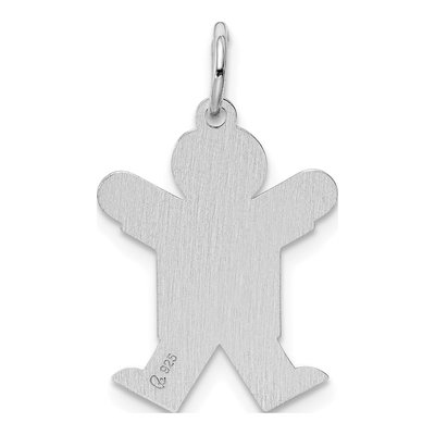 Sterling Silver Personalized Kid Charm – view 4