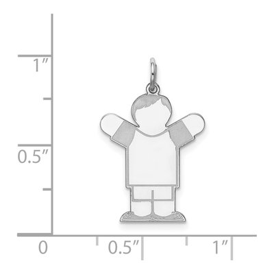 Sterling Silver Kid Pendant – view 4
