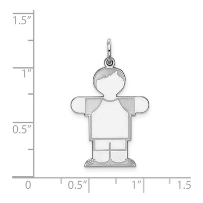 Sterling Silver Kid Pendant – view 3