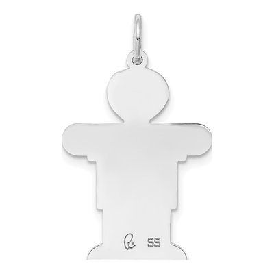 Sterling Silver Kid Pendant – view 4