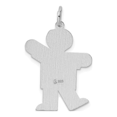Sterling Silver Kid Pendant – view 4