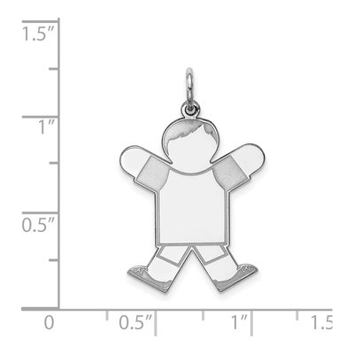 Sterling Silver Kid Pendant – view 3