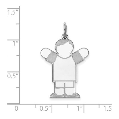 Sterling Silver Kid Pendant – view 3