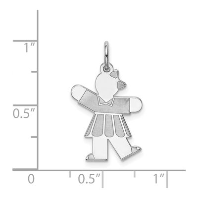 Sterling Silver Kid Pendant – view 3