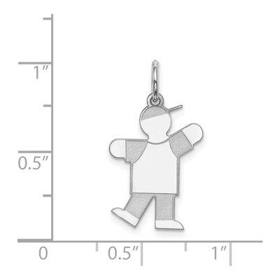 Sterling Silver Kid Charm – view 3
