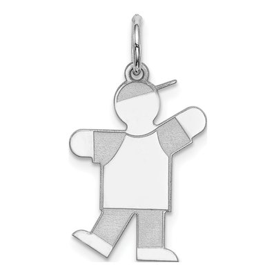 Sterling Silver Kid Charm