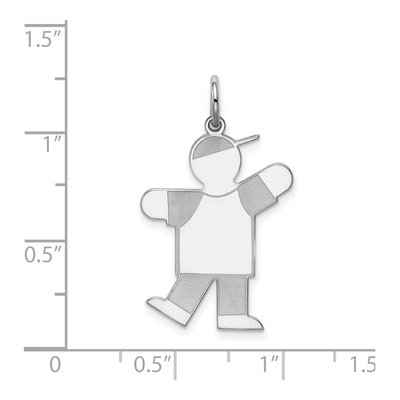 Sterling Silver Kid Pendant – view 3