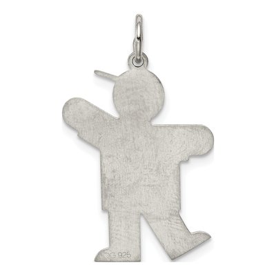 Sterling Silver Kid Pendant – view 4