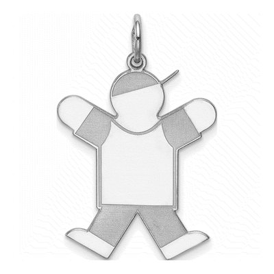 Sterling Silver Kid Pendant