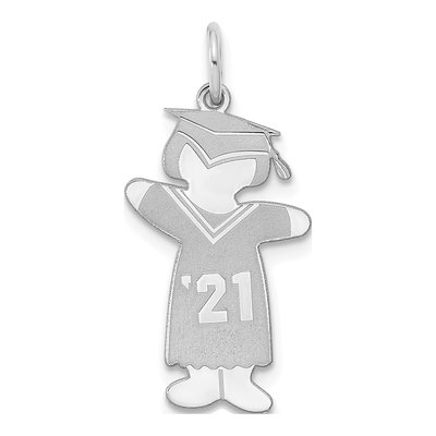Sterling Silver Class of Girl Charm